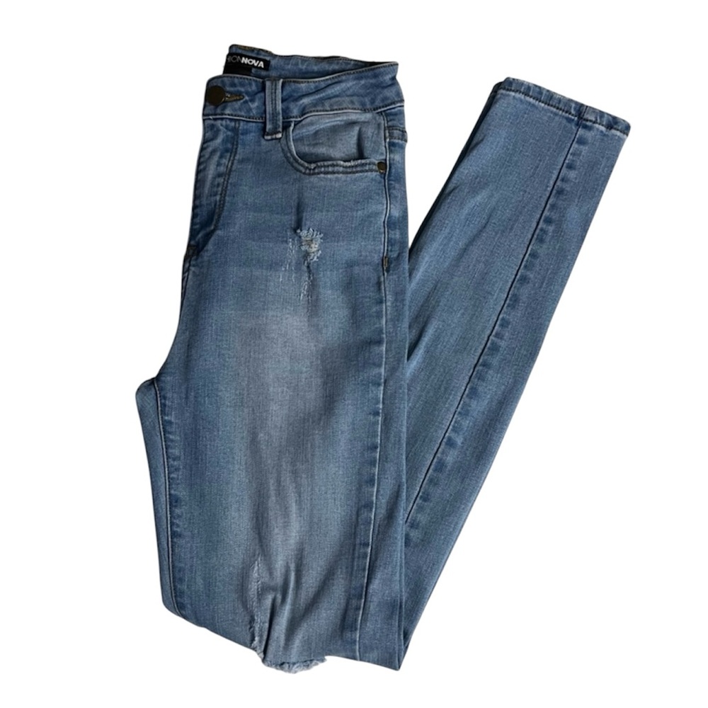 Fashion Nova Hannah High Rise Jeans - 1, Light Wash